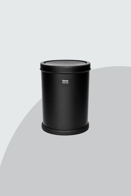 Black SS Swing Bin 10L