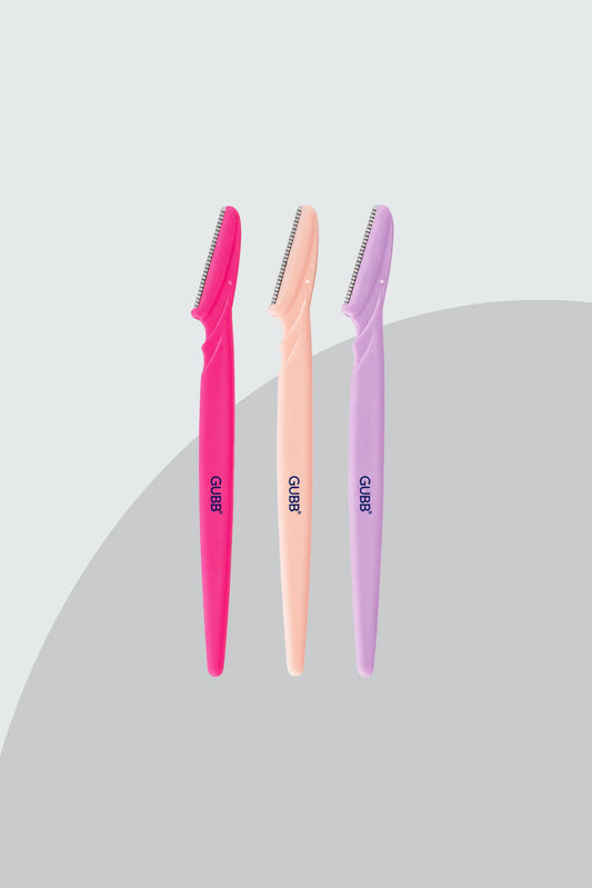GUBB Eyebrow Razor (Pack of 3)