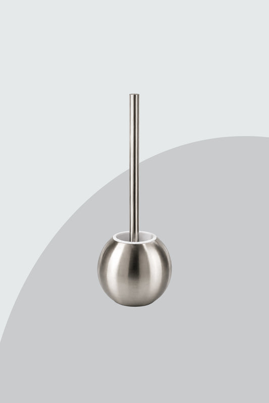 Stainless Steel Toilet Brush with Container