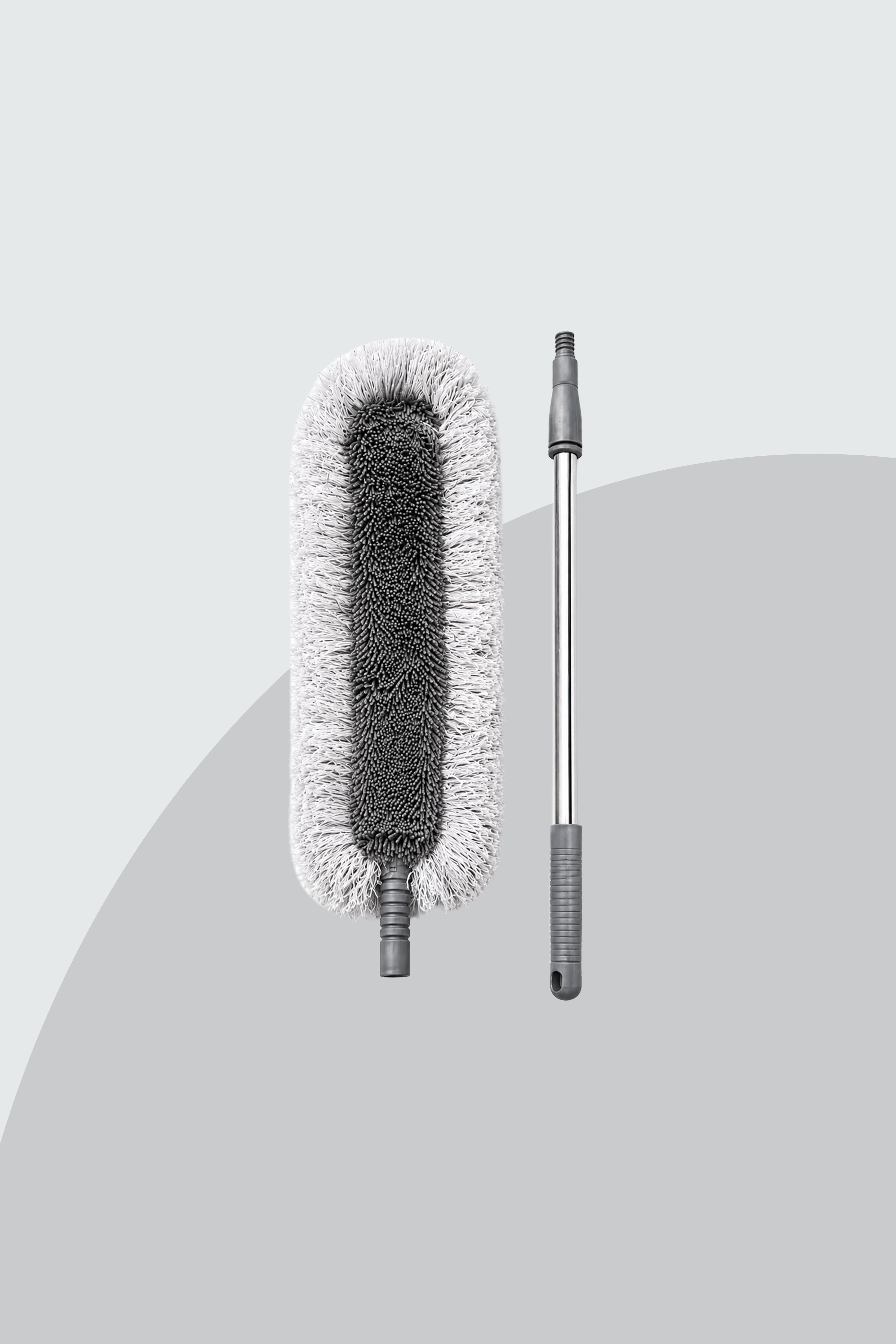 2-in-1 Grey Duster 1.3M