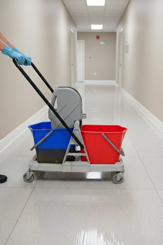 Housekeeping Trolley – 40L Wringer Trolley