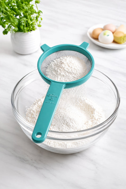 AT Plastic Strainer with SS Mesh 10 CM