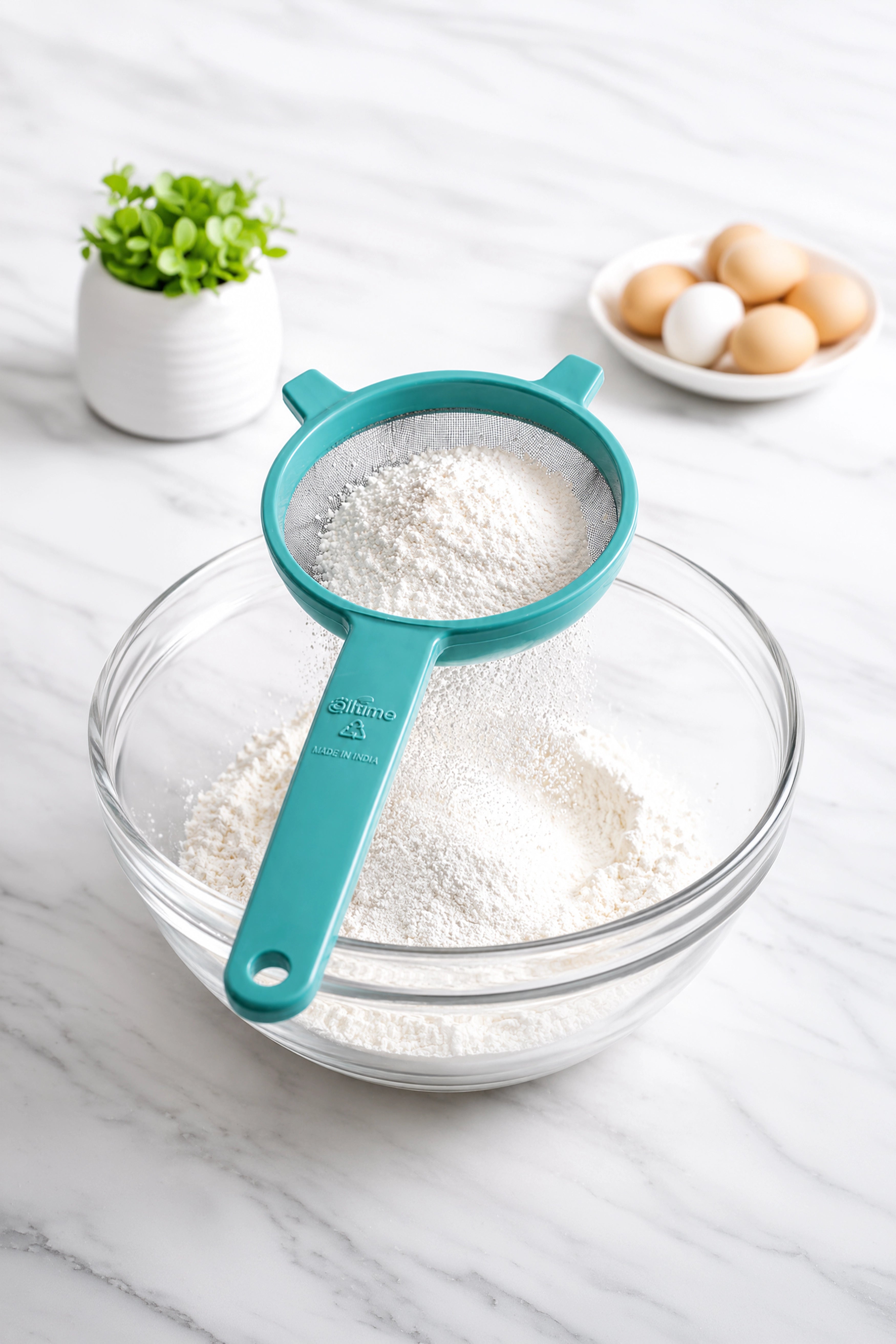 AT Plastic Strainer with SS Mesh (8.5cm)