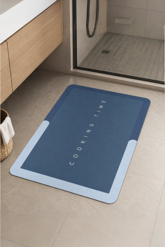 Anti skid bathroom mat