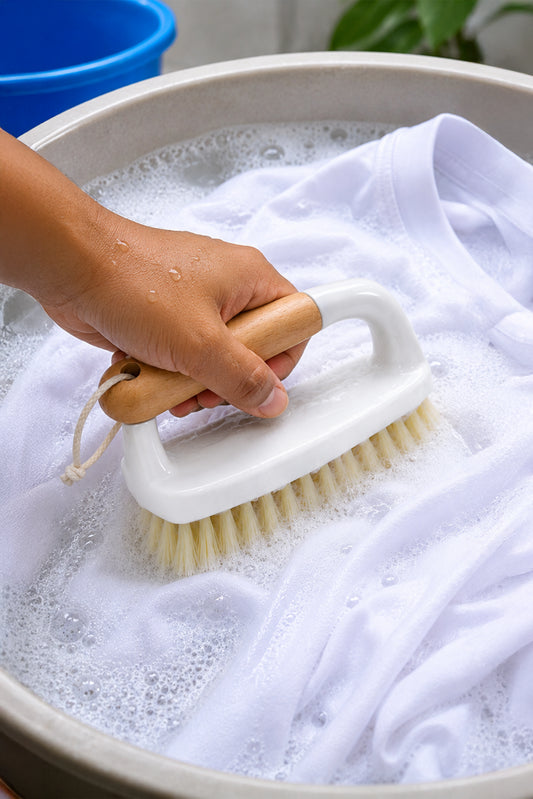 Cloth Brush Wood Handle