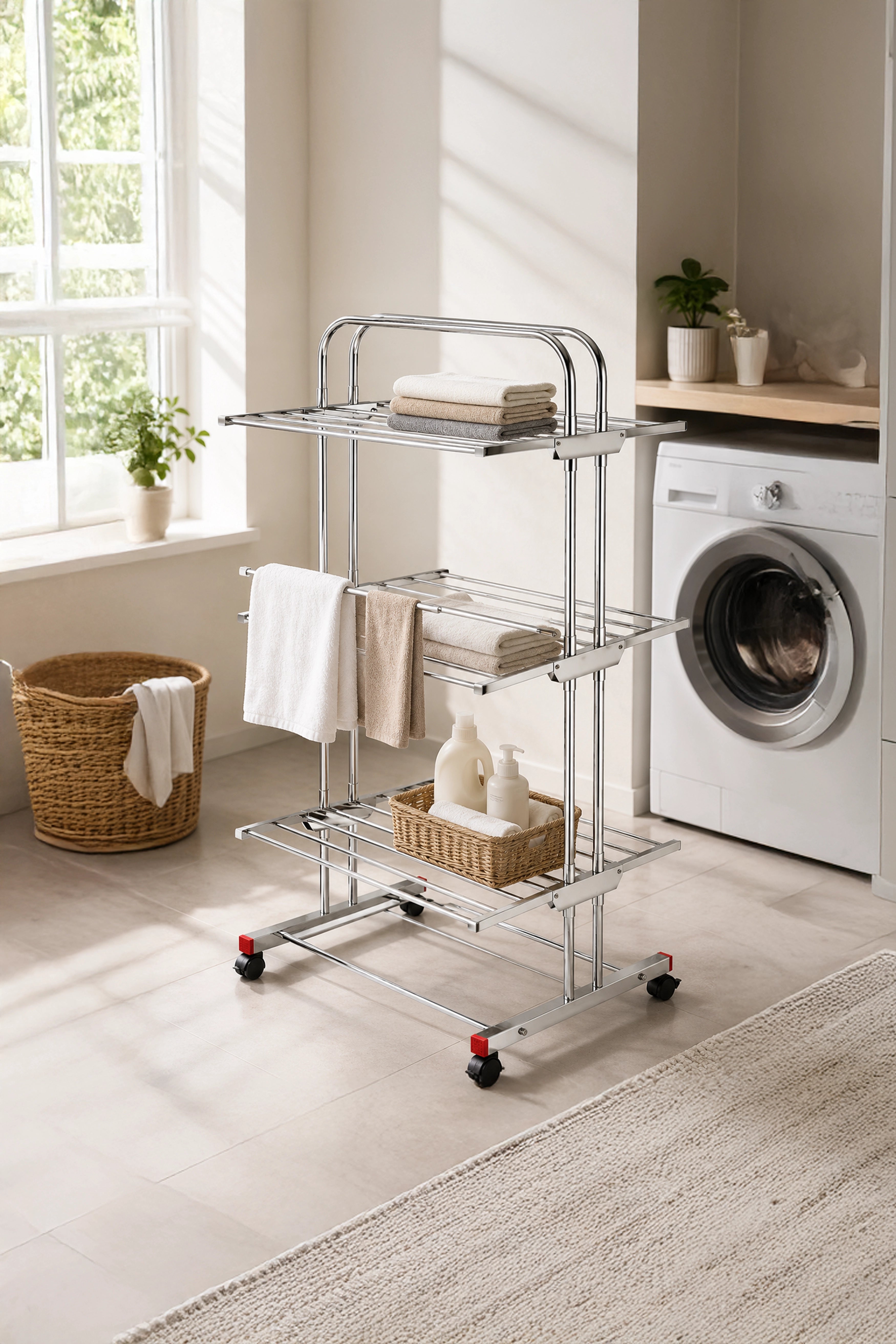 Modular 3 Layer Clothes Drying Rack
