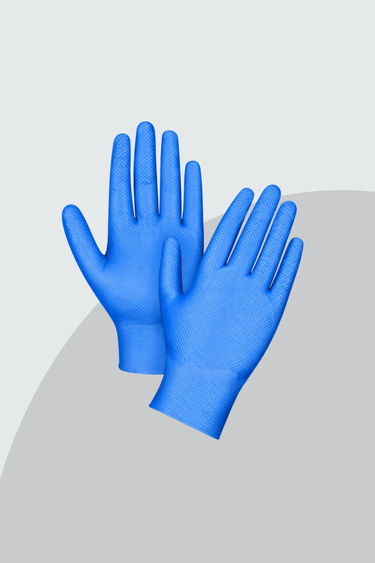 Blue Disposable Gloves