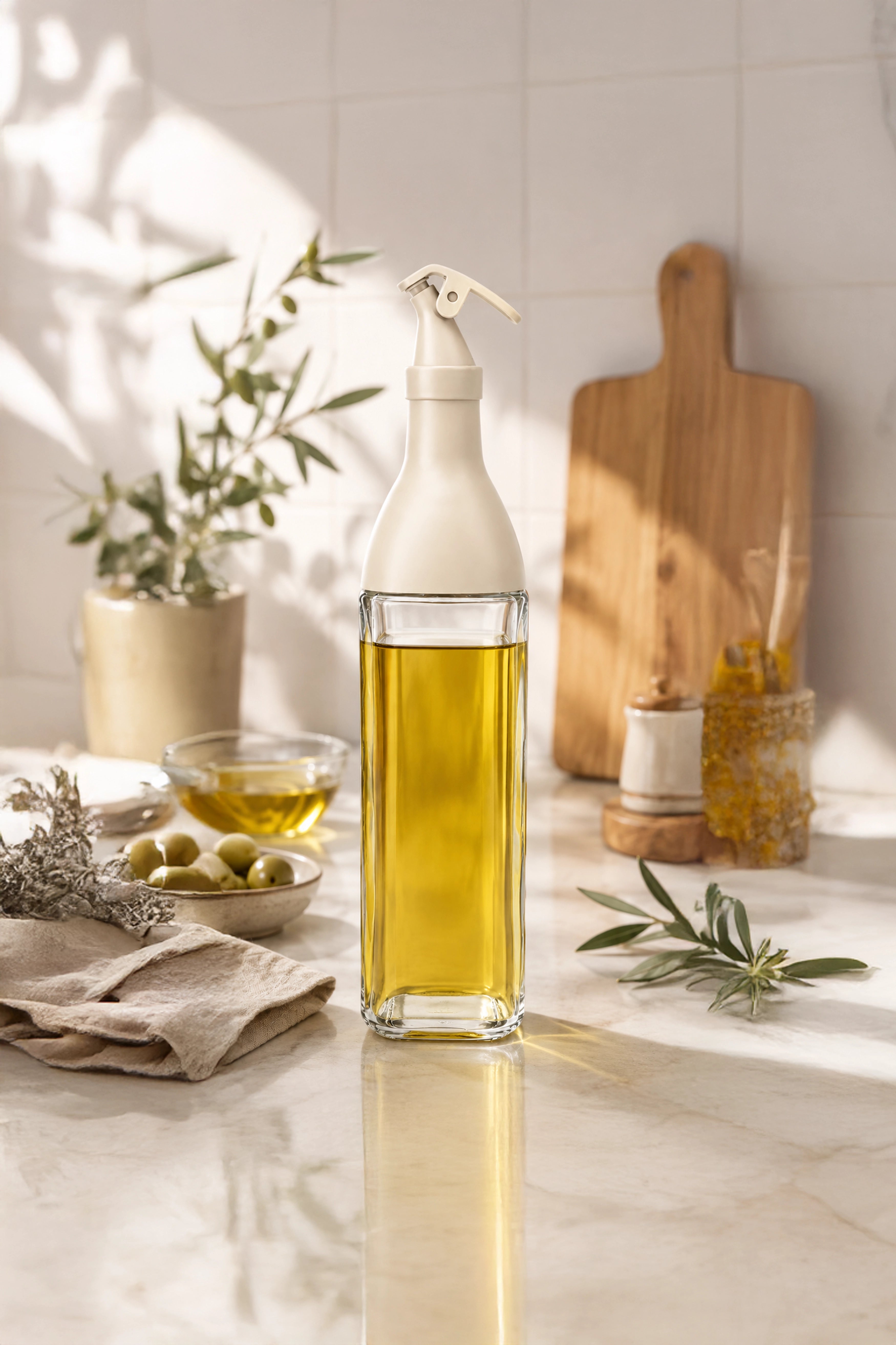 Glass Oil Bottle
