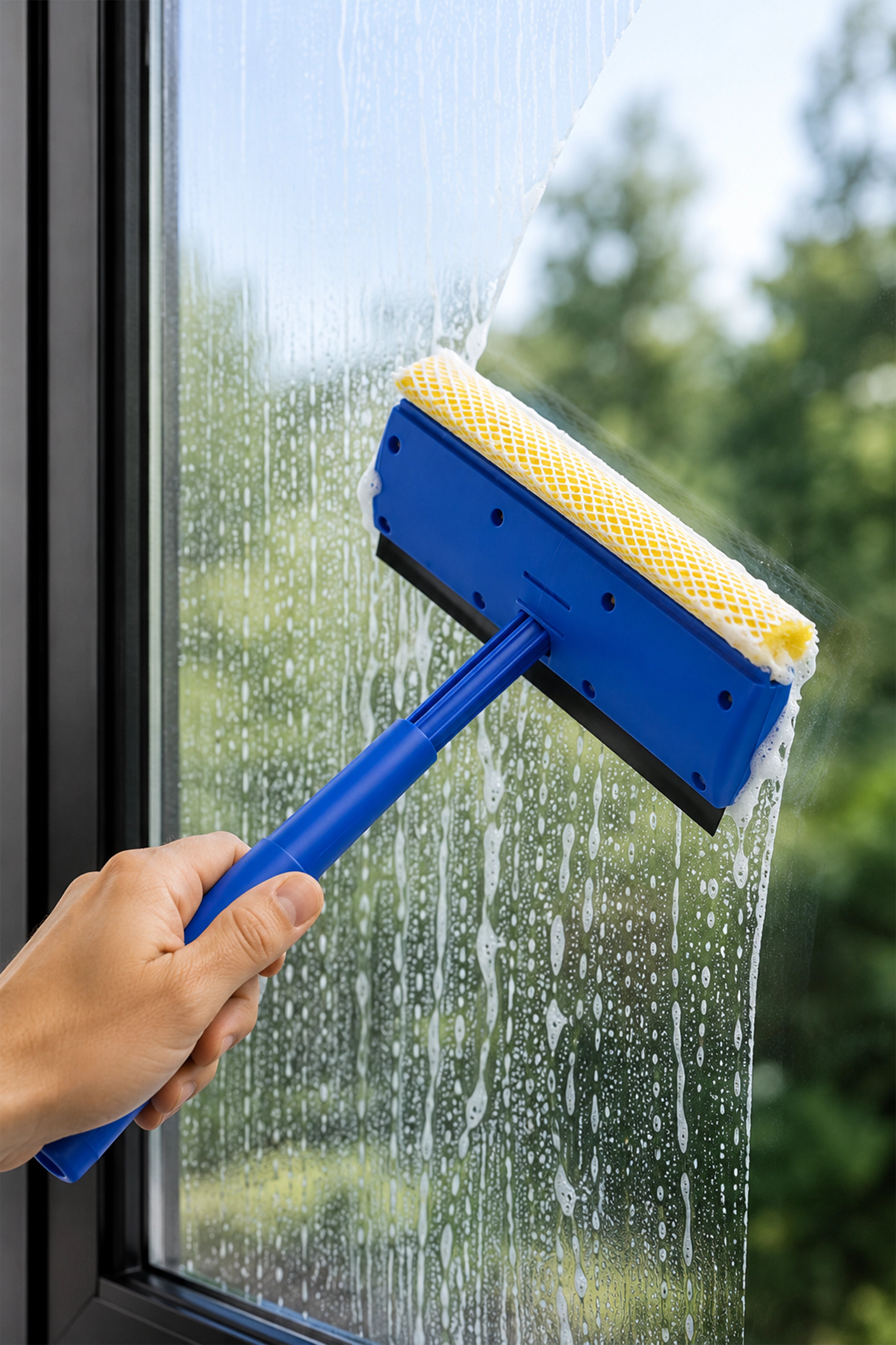 Glass Wiper with Sponge