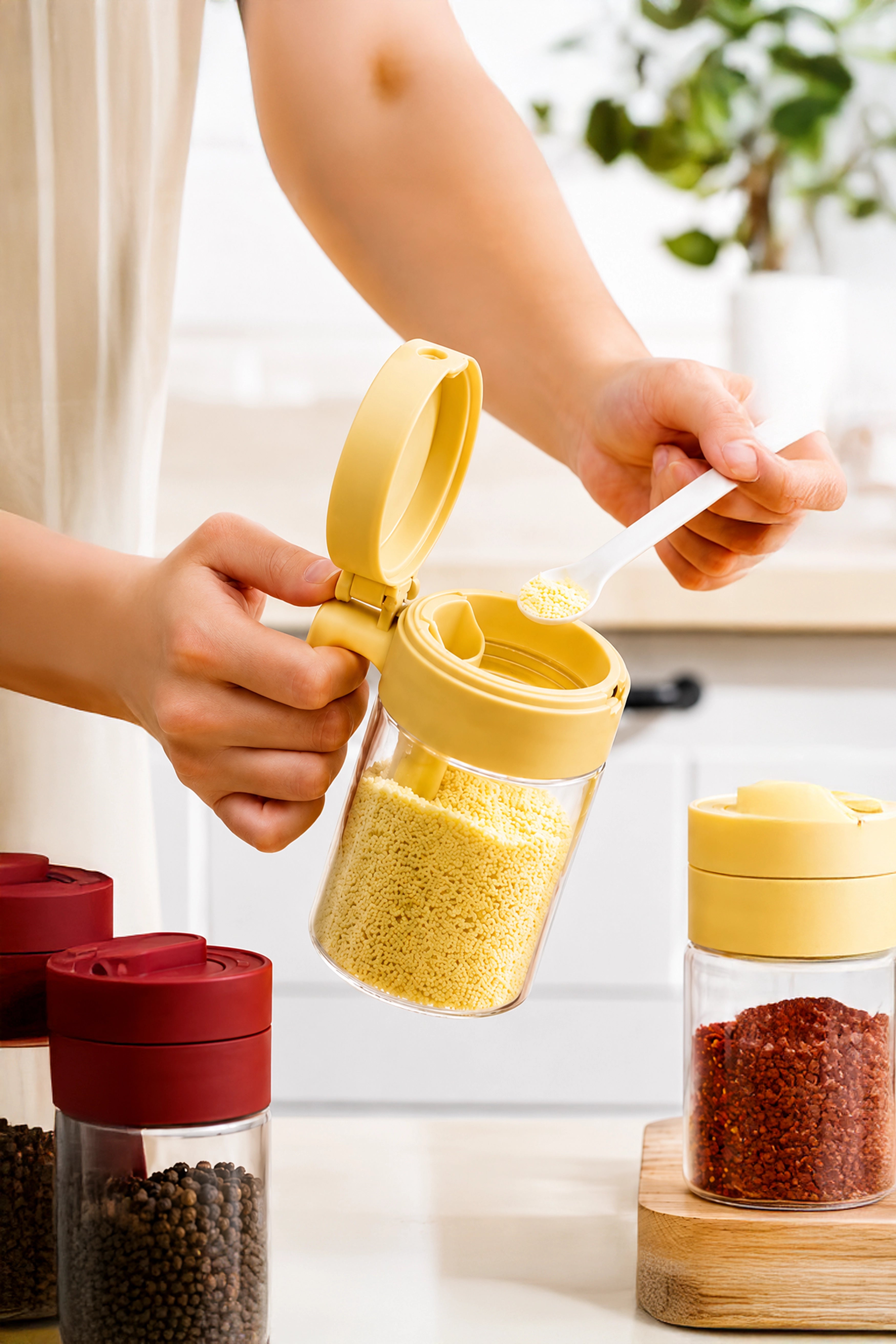 Multifunctional Spice Jar