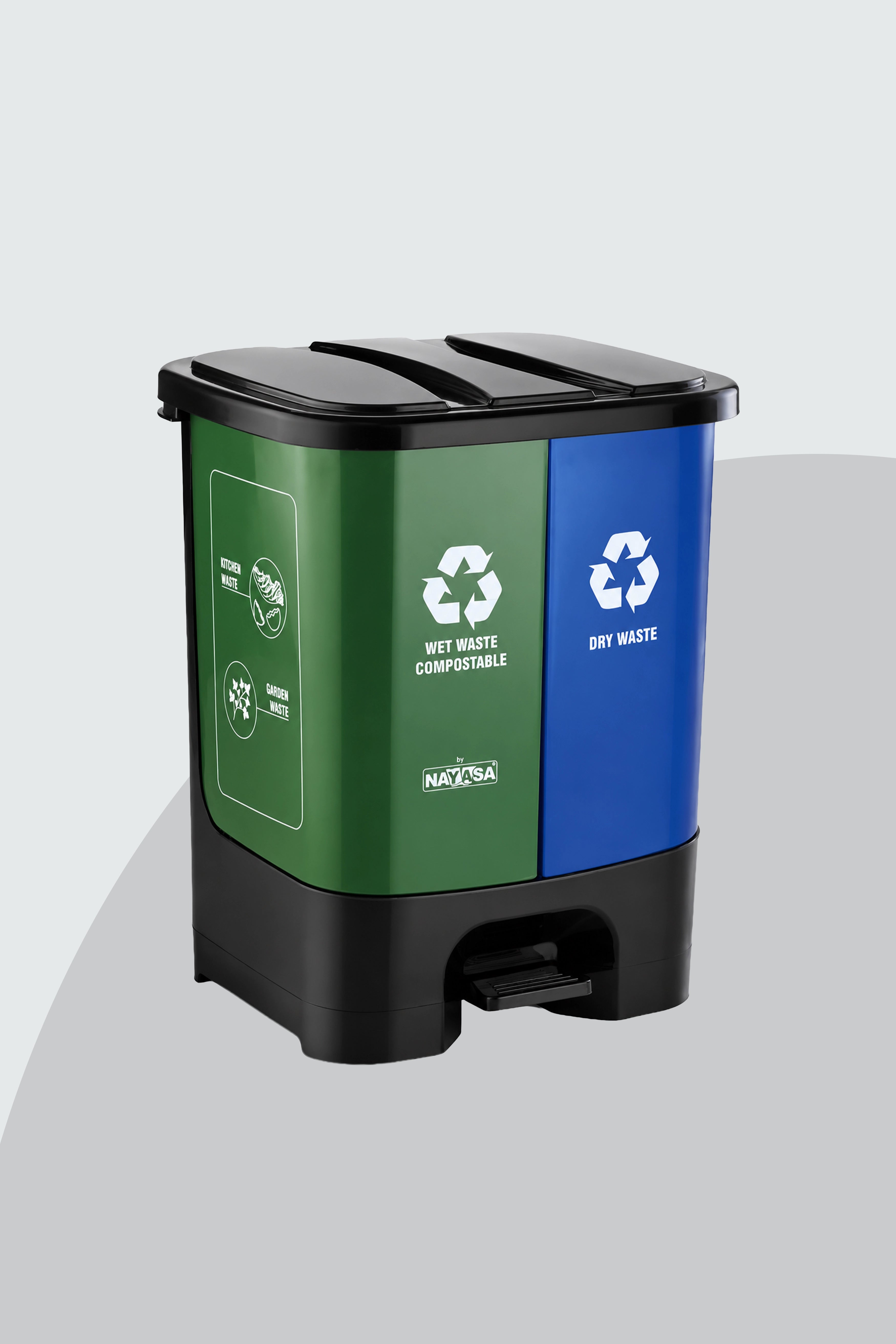 Nayasa 2 in 1 Pedal Bin