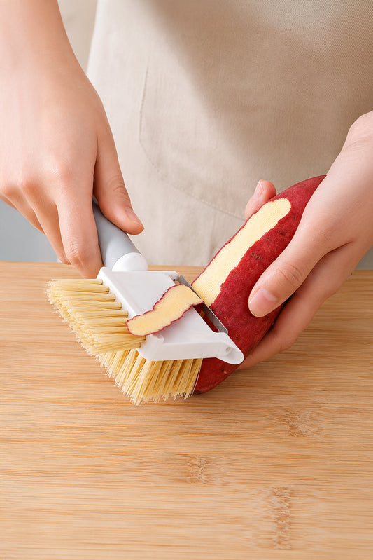 Peeler with Brush