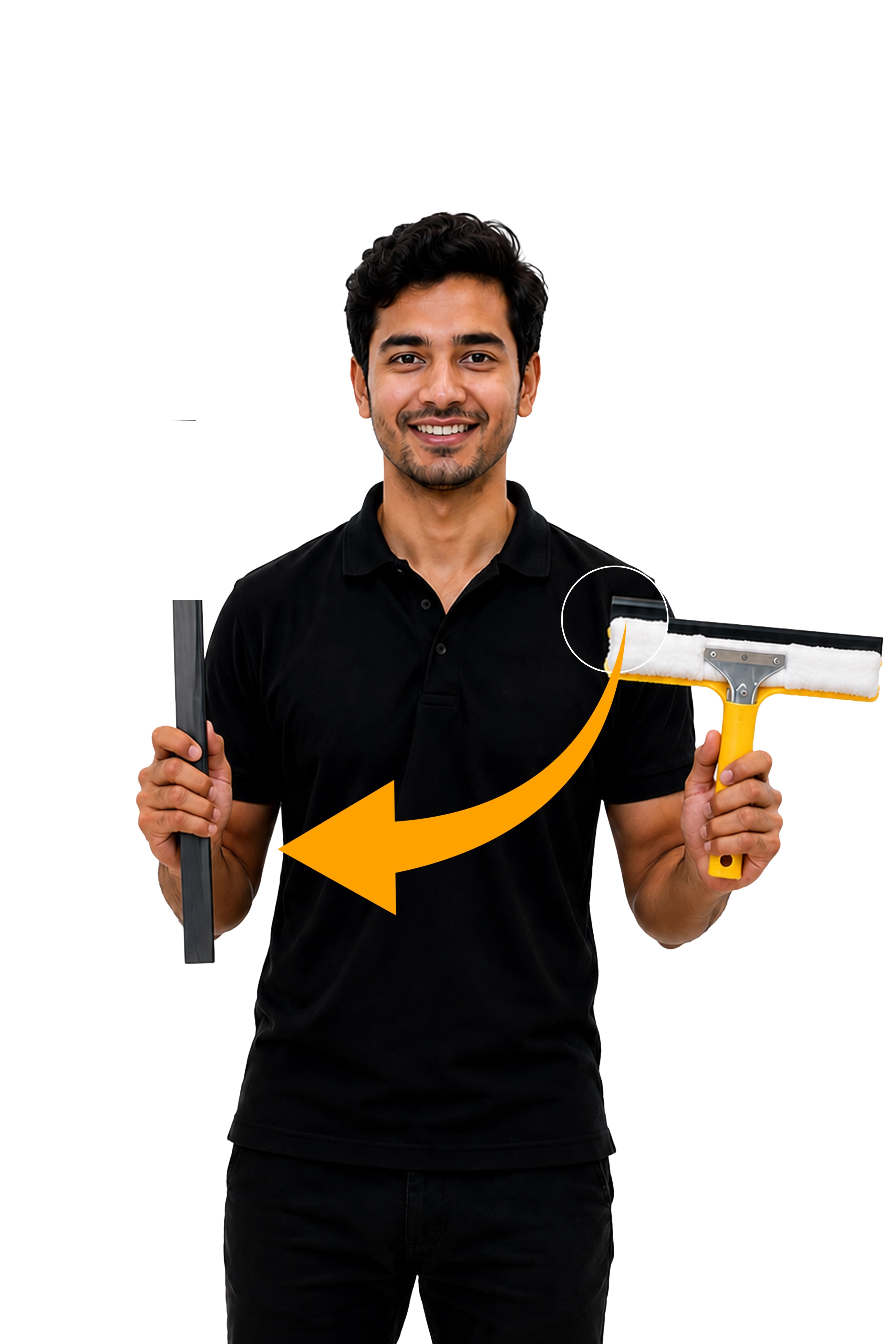 Rubber Strip for Squeegee – 1 Meter Replacement Blade