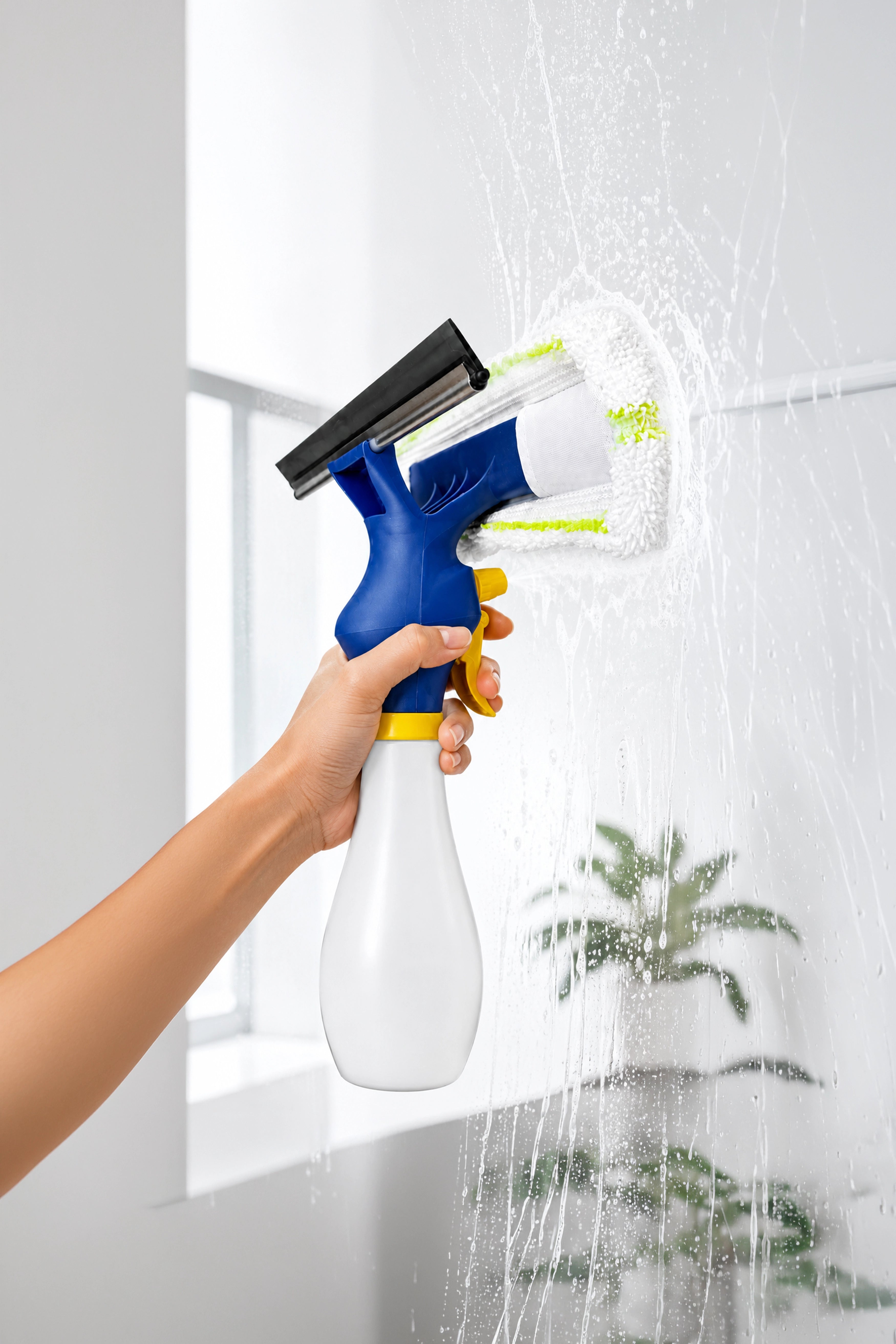 Spray Bottle with Wiper