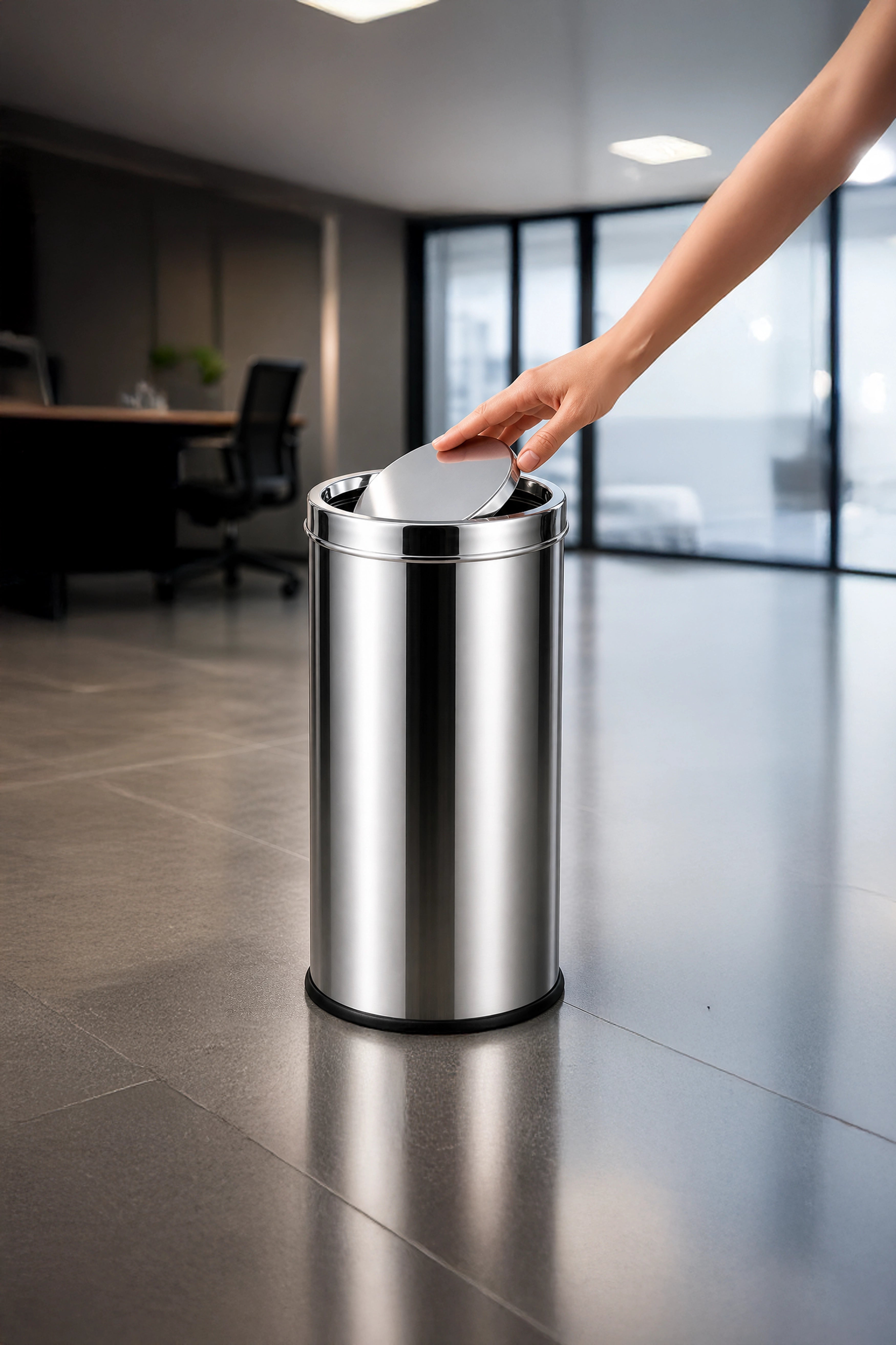 SS Swing Bin 30L
