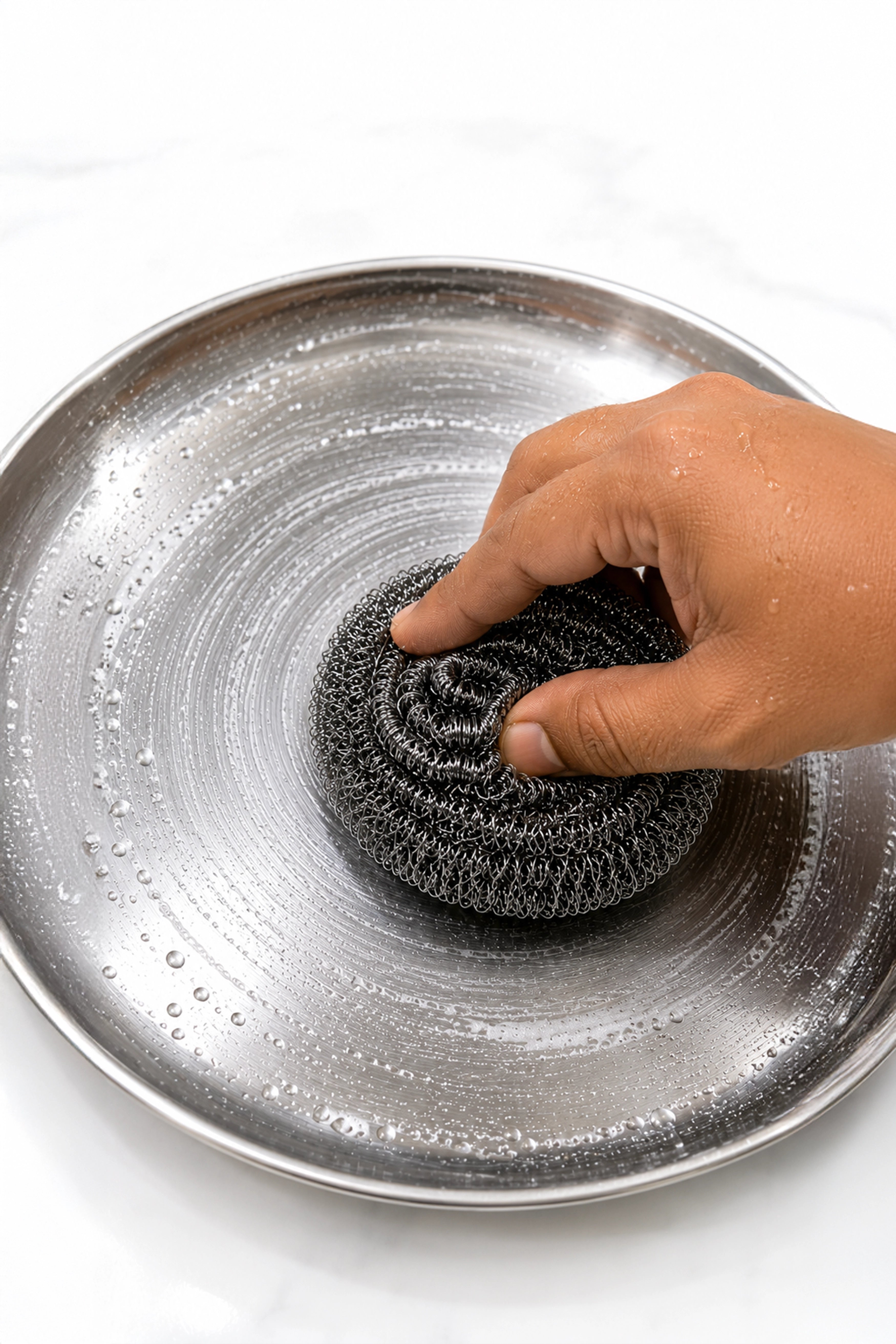 Stainless Steel Utensil Scourer