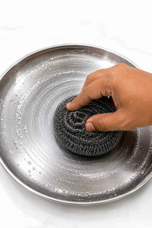 Stainless Steel Utensil Scourer