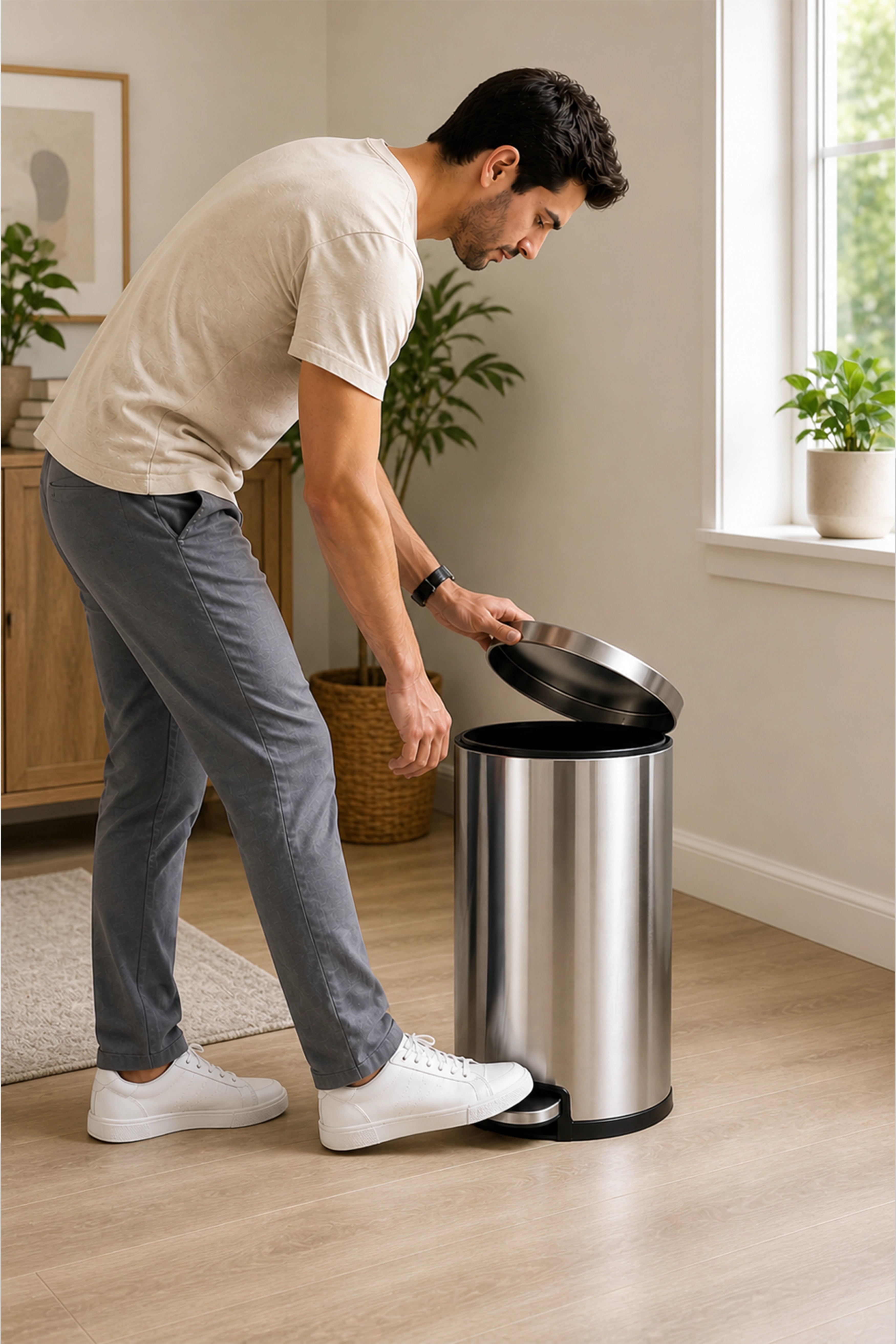 SS Pedal Bin 5L