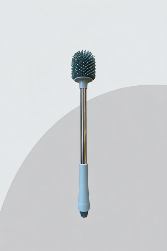 Round toilet brush silicone