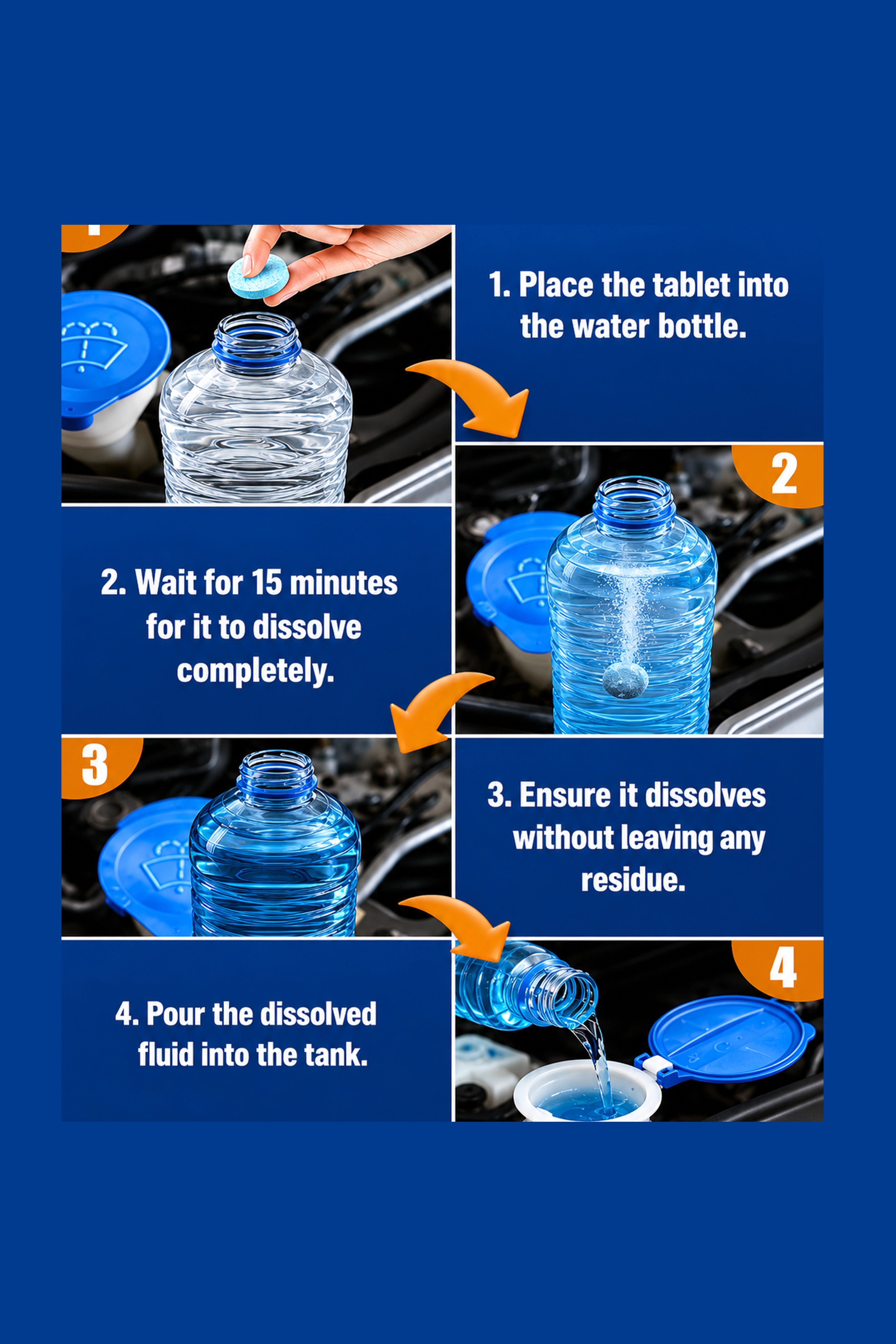 Windshield & Glass Cleaner Tablet