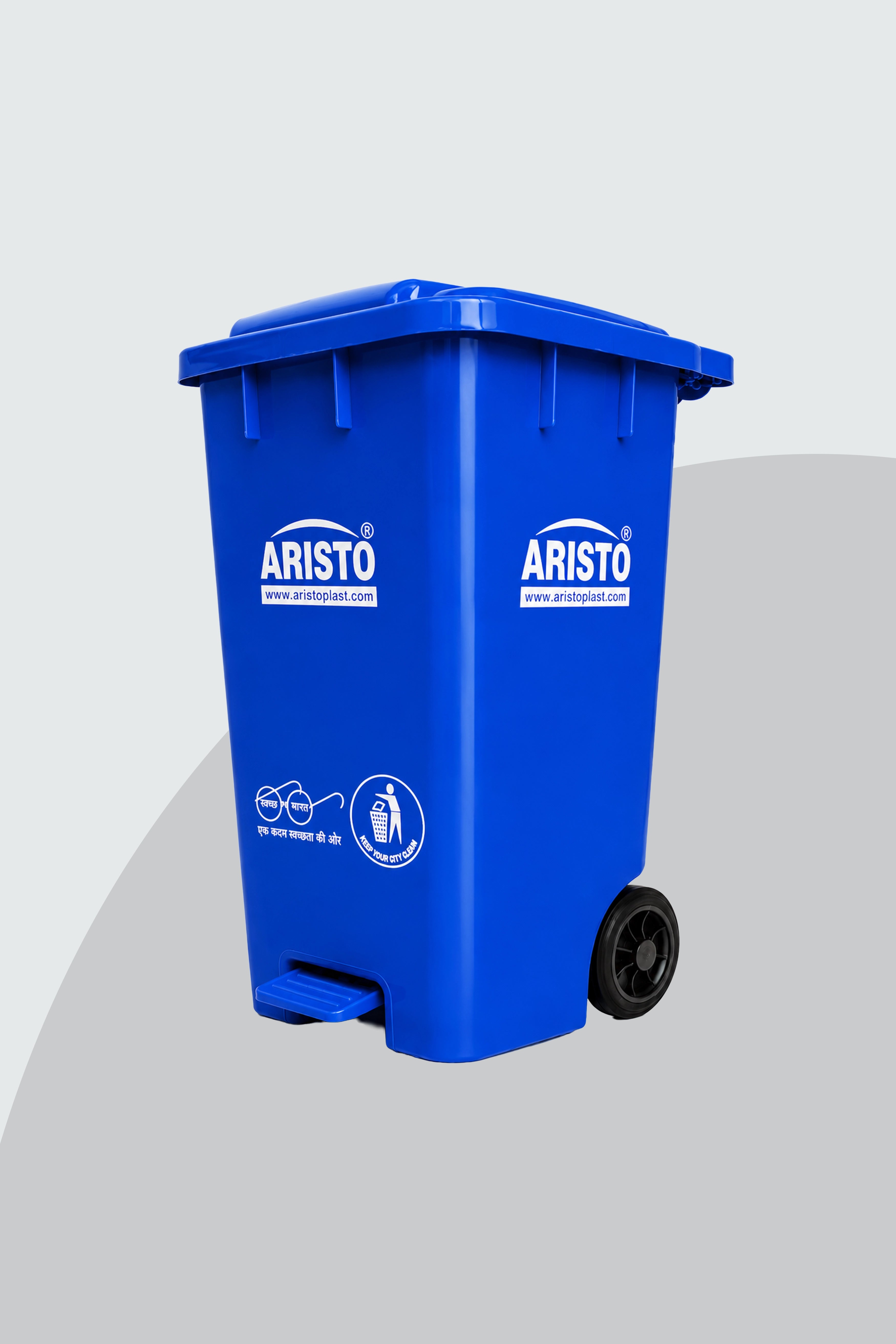 Aristo Wheel Dustbin 65 Litre