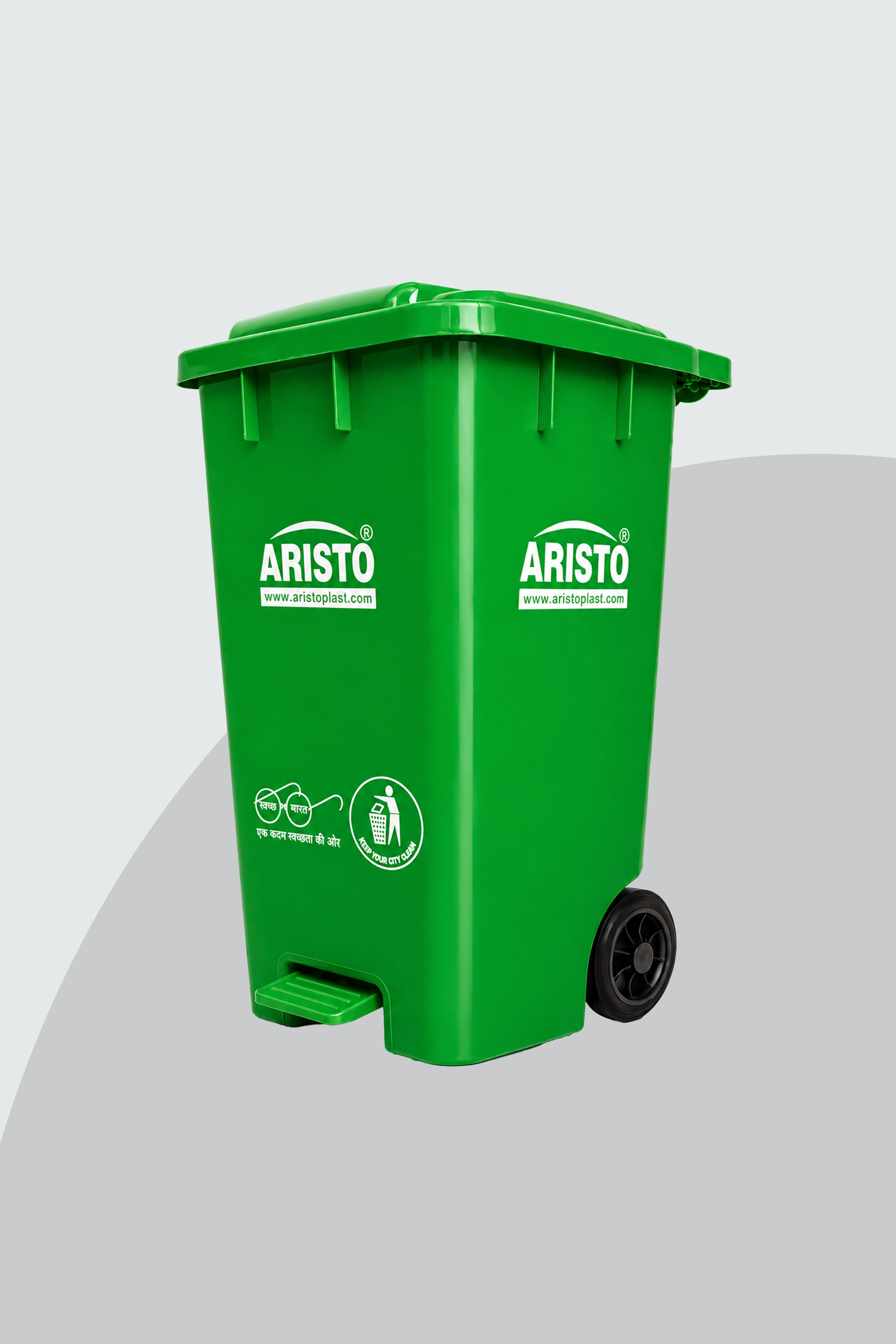 Aristo Wheel Dustbin 65 Litre
